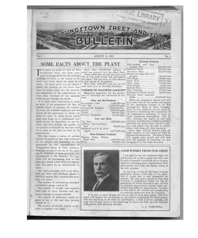 Youngstown Sheet and Tube Bulletin