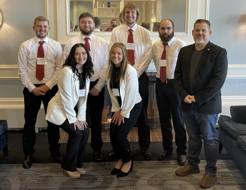 YSU's 2023 Ohio Contractors Association Estimating Competition team