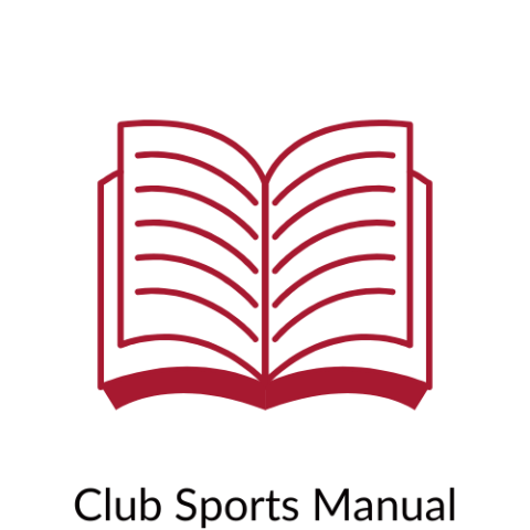 Open Book icon that will take you to the Club Sports Manual