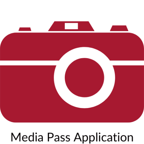 Camera icon that will take you to the media pass application