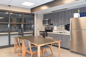 Cafaro House Recreation Area, Kitchen, and Vending
