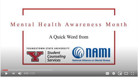 Mental Health Video 5-18-20