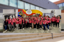 Students, faculty, and staff from YSU’s Williamson College of Business Administration at the annual United We Care volunteer event