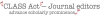 CLASS Act — Journal editors advance scholarly prominence