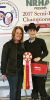 Sarah Newman and coach Amy Watkins